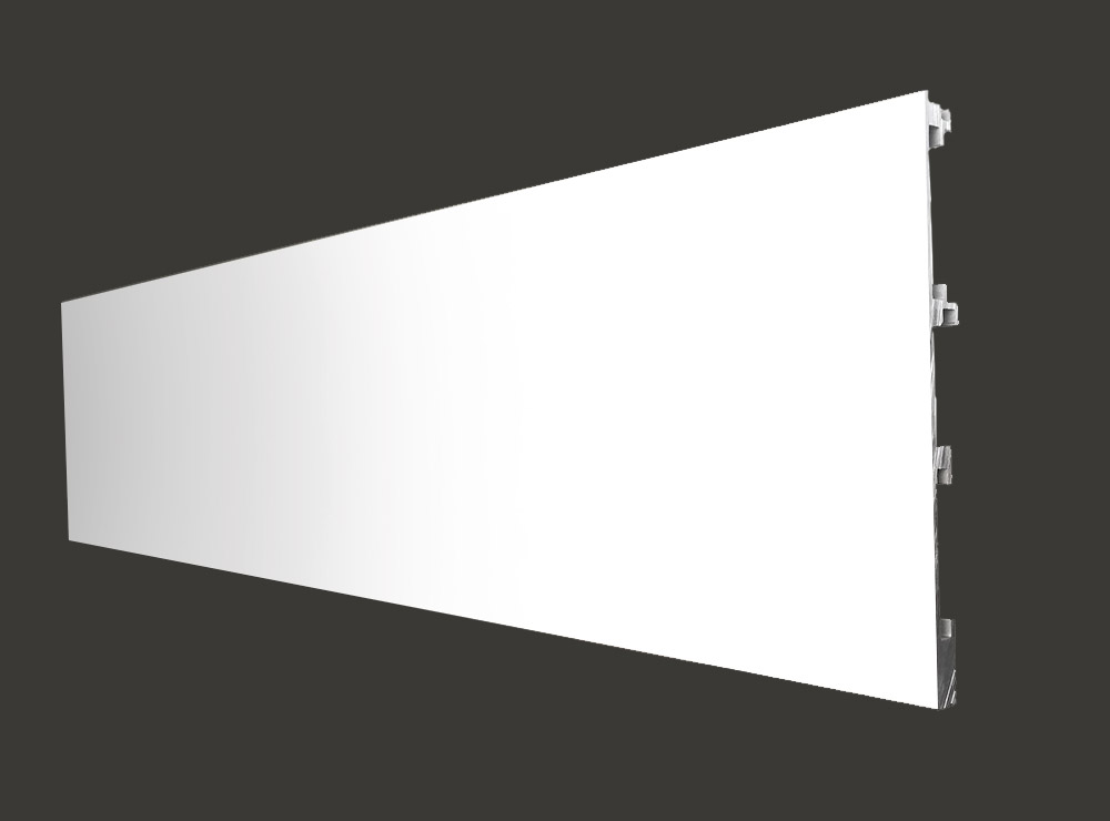 Kryt na koľajnicu 70 mm - biely, dĺžka 3,6m (2časti x 1,8m)