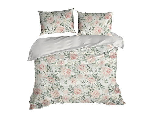 Obliečky na posteľ so vzorom kvetov zo saténovej bavlny - Spring 13